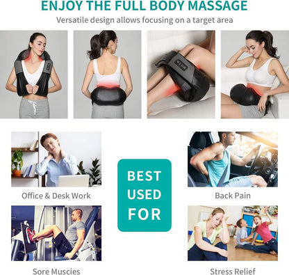 Neck Shoulder Back Massager with Heat